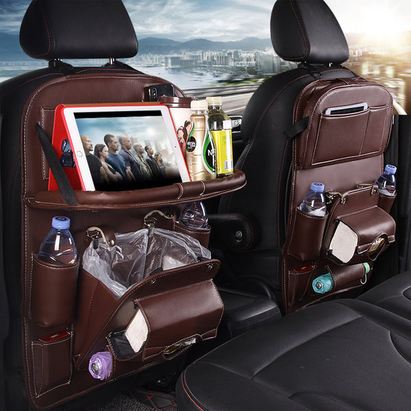 Auto-organizer | PU-Leren Stoelorganizer met Tissuehouder