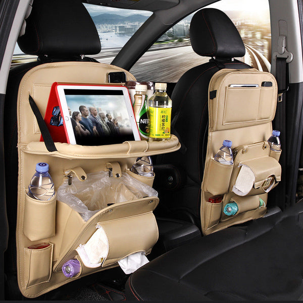 Auto-organizer | PU-Leren Stoelorganizer met Tissuehouder