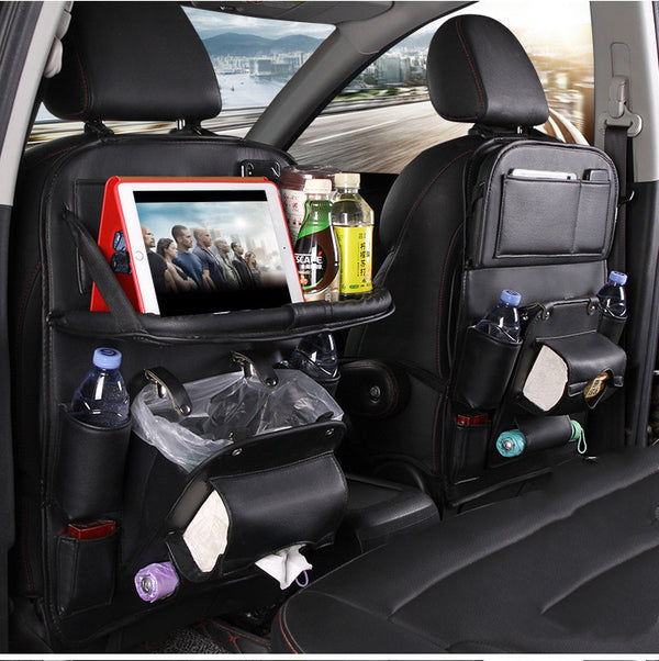 Auto-organizer | PU-Leren Stoelorganizer met Tissuehouder