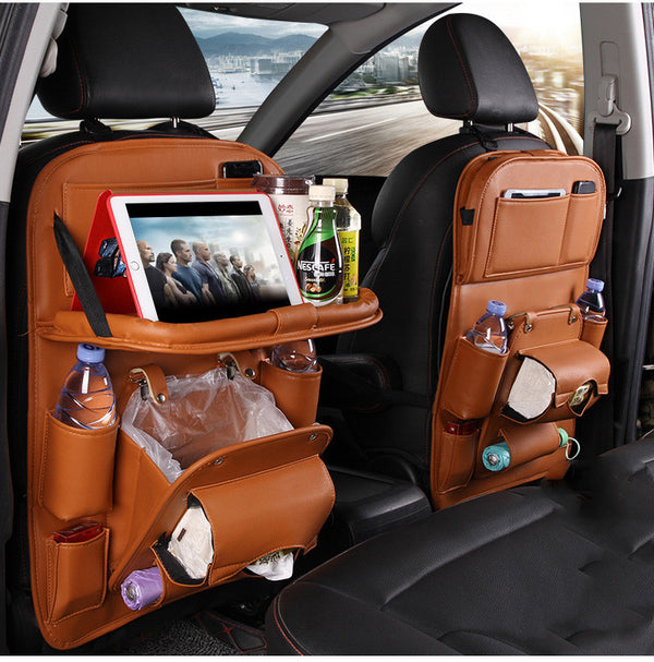 Auto-organizer | PU-Leren Stoelorganizer met Tissuehouder