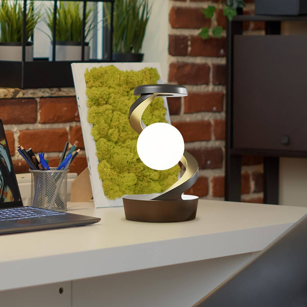 MoonGlow | Draaiende Maanlamp voor Bureau en Nachtkastje