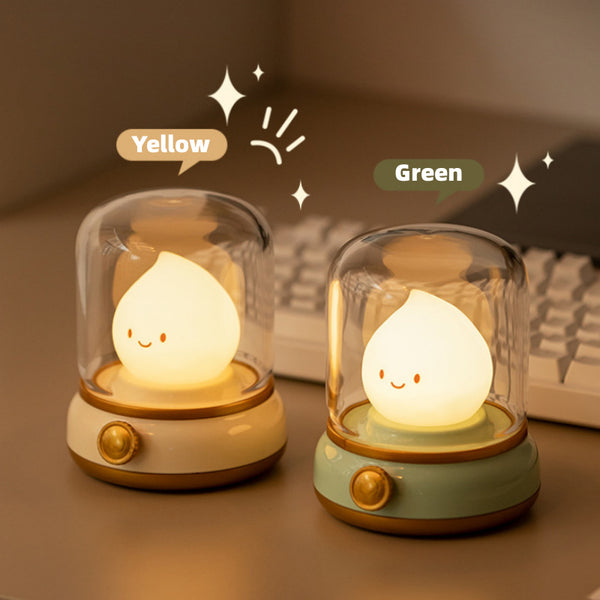 Retro Mini | Oplaadbare Nachtlamp met Kaarslichtmodus