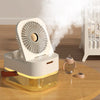 AquaBreeze | Ventilator met Vernevelaar en Sfeerverlichting