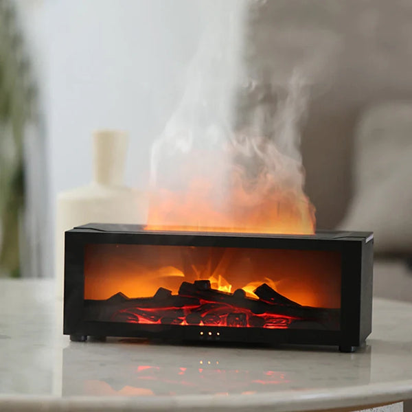 FlameAura | Aroma Diffuser met Flikkerend Vlameffect