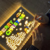 GlowBoard Pro | LED-Tekenbord met 7 Markers