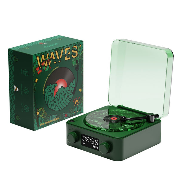 Retro Turntable | Bluetooth Speaker met RGB-projectie