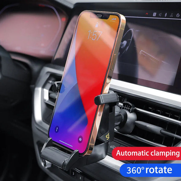 RaceSeat | Autotelefoonhouder in Racestoelstijl, 360° Draaibaar