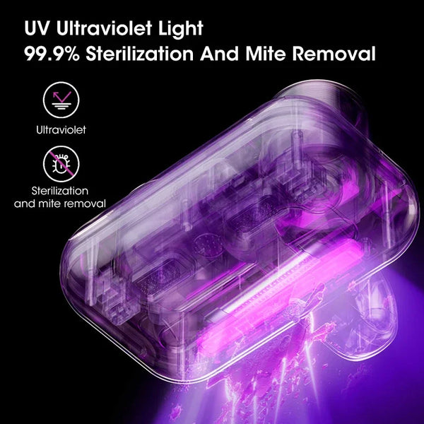 MiteVac | Draadloze Matrasstofzuiger met UV-Lamp